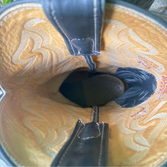 Vintage Leather Cowboy Western Boots - Picture 12 of 15